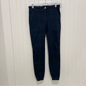 Veronica Beard Field Cargo Dark Blue Ankle Jeans